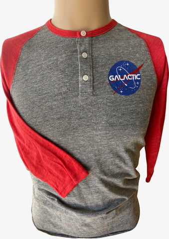 Galactic Space Logo Raglan