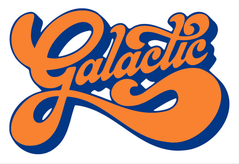 Galactic 70s Logo Sticker